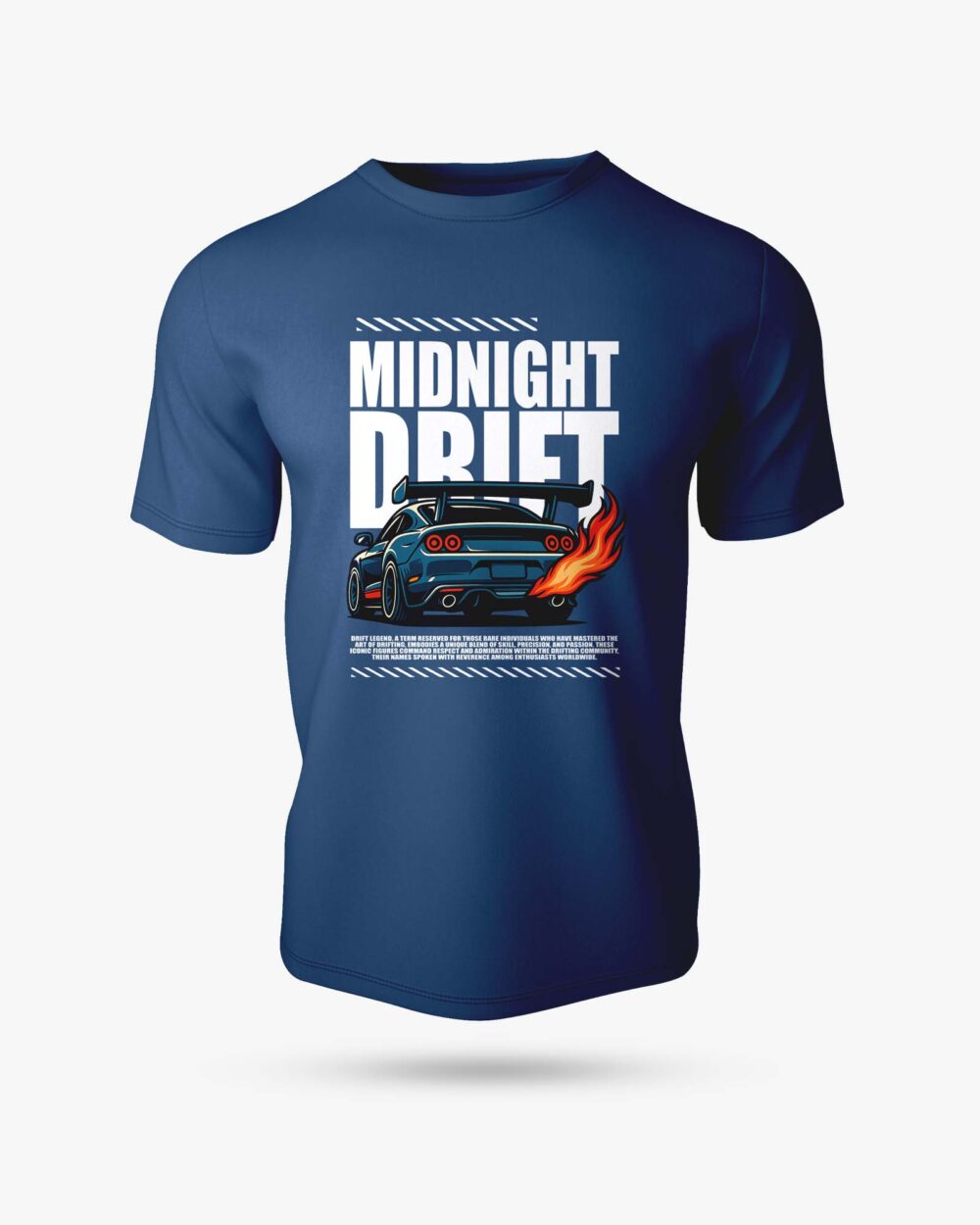 Midnight Drift Graphic Printed T-Shirt