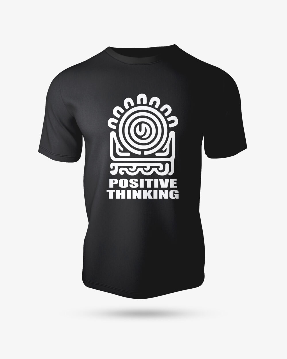 Positive Thinking Graphic Printed T-Shirt