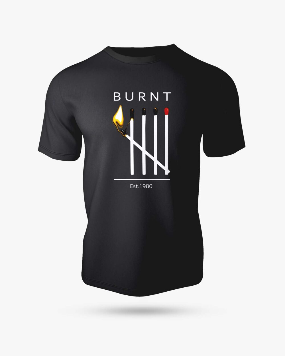 Burnt Graphic Printed T-Shirt