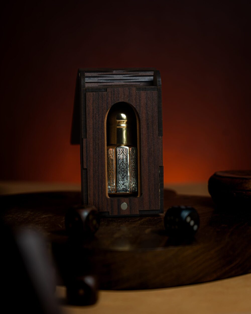 Magnetic Musk Roll-On Attar (Premium Wooden Box, 6ml) - Image 2