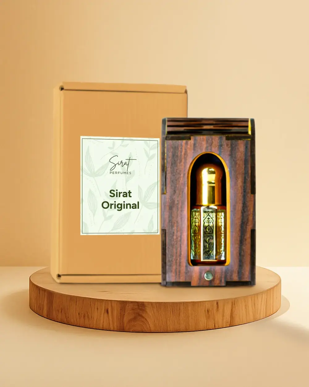 Sirat Original Roll-On Attar (Premium Wooden Box, 6ml)